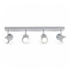 4 Way Ceiling Spotlight Adjustable Kitchen Bar Spot Light LED GU10 Bulbs Lamp - The royce furnishings