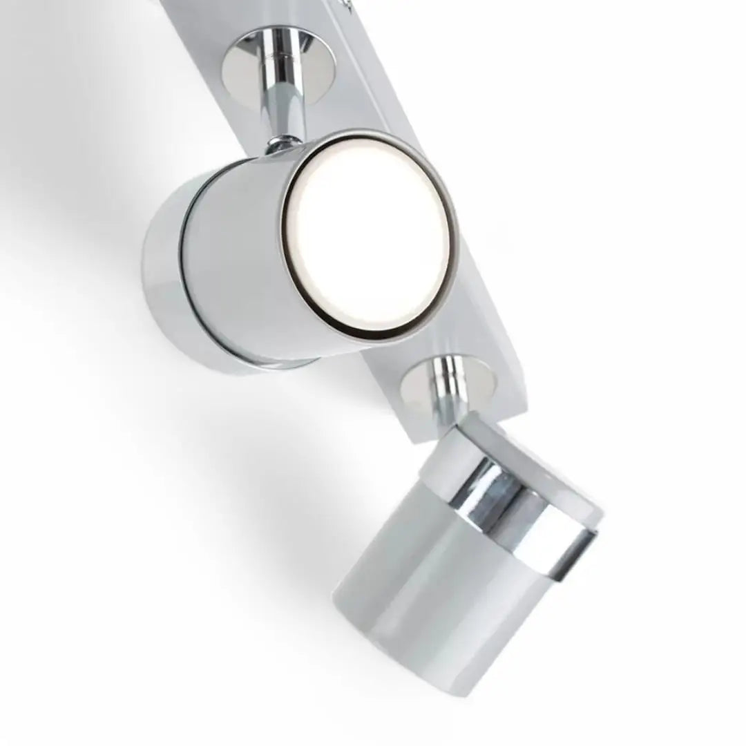 4 Way Ceiling Spotlight Adjustable Kitchen Bar Spot Light LED GU10 Bulbs Lamp - The royce furnishings