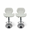 Bar Stools Faux Leather Barstool Kitchen Pub Cafe Stool Breakfast Bar Chair - The royce furnishings
