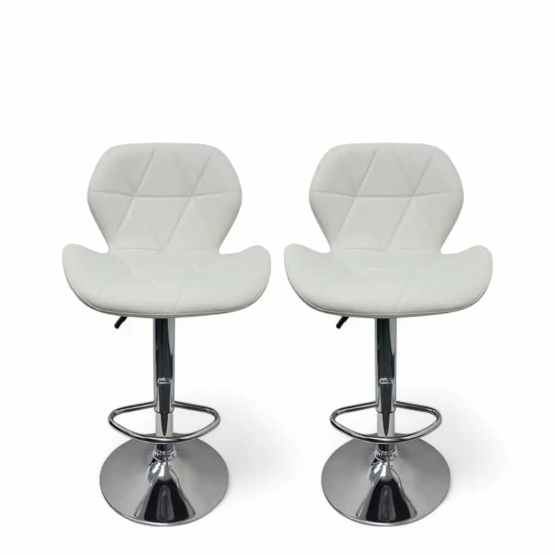 Bar Stools Faux Leather Barstool Kitchen Pub Cafe Stool Breakfast Bar Chair - The royce furnishings