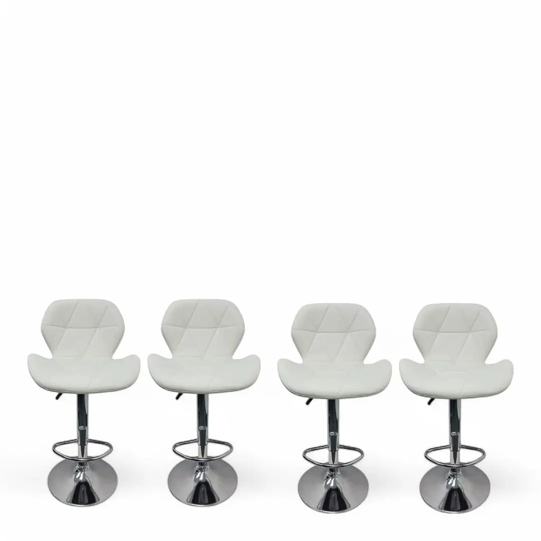 Bar Stools Faux Leather Barstool Kitchen Pub Cafe Stool Breakfast Bar Chair - The royce furnishings