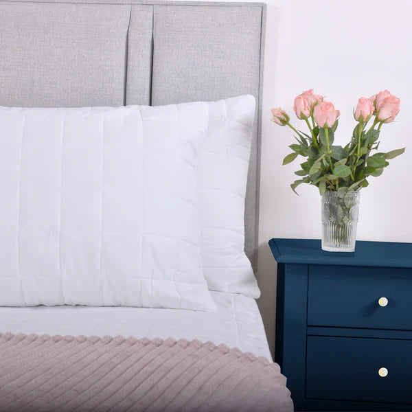 Pure Cotton Pillow Protector Pair