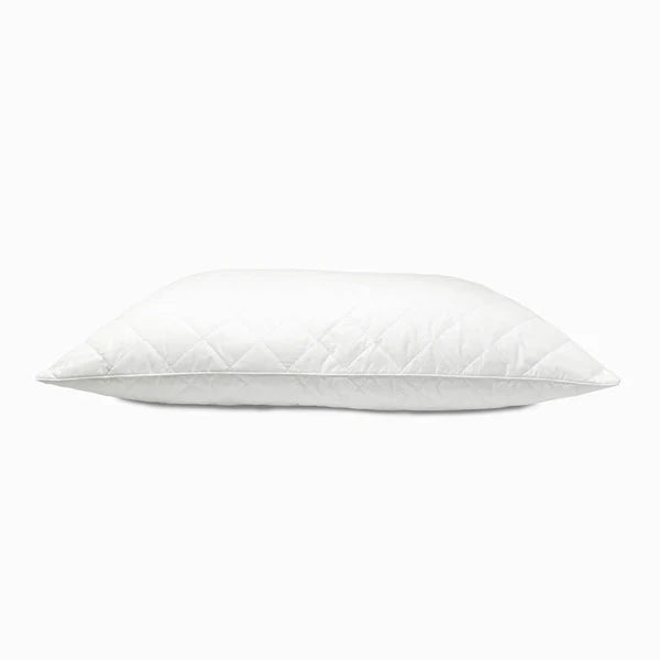 British Wool Adjustable Quilted Cotton Pillow